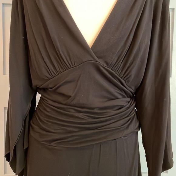 Boston Proper plunging neckline dress - Picture 3 of 8